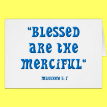 Matthew 5: 7 cards