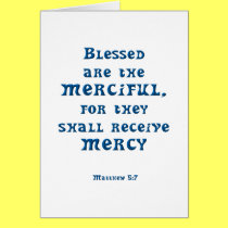 Matthew 5: 7 cards