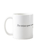 Matthew 6:21 Mug