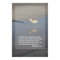 Matthew 6:26 Scripture Poster, Version B posters by cherylarogers Matthew 6:26 Scripture Poster, Version B posters