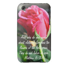 Matthew 6:28 iPhone 3 covers