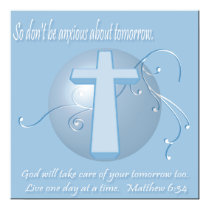 Matthew 6:34 Bible Verse Poster posters
