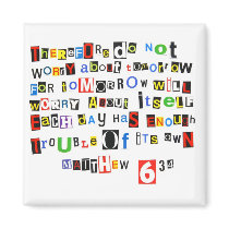 Matthew 6:34 magnet