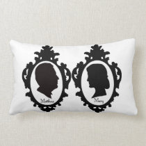 Matthew and Mary Throw Pillow pillows