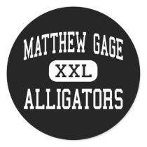 Matthew Gage - Alligators - Junior - Riverside stickers by customteamsportswear Matthew Gage - Alligators - Junior - Riverside stickers