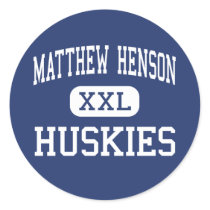 Matthew Henson Huskies Middle Indian Head stickers by customteamsportswear Matthew Henson Huskies Middle Indian Head stickers