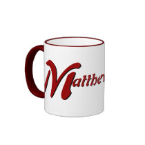 Matthew Mug by MakeItPersonal Matthew Mug