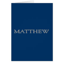 Matthew The Name