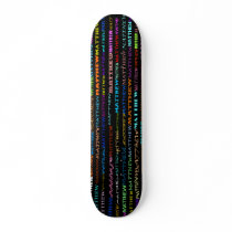 Matthew Text Design I Skateboard by SjStevenson Matthew Text Design I Skateboard