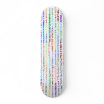 Matthew Text Design II Skateboard by SjStevenson Matthew Text Design II Skateboard