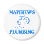 Matthew's Plumbing magnets