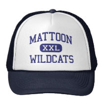 Mattoon Wildcats Middle Mattoon Illinois hats
