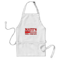 Matt's Tool Company aprons by CustomNameProducts Matt's Tool Company aprons