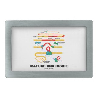 Mature RNA Inside Biology Humor Rectangular Belt Buckle