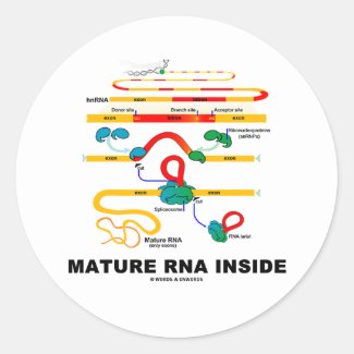 Mature RNA Inside Round Stickers