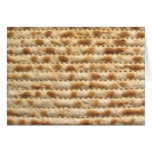Matzah biscuit flatbread card