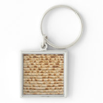 Matzah biscuit flatbread key chains