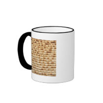 Matzah biscuit flatbread coffee mugs