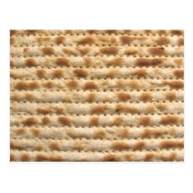 Matzah biscuit flatbread postcards
