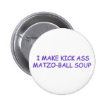 MATZO-BALL MASTER PINBACK BUTTON