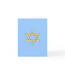 Matzoh Star of David Greeting Card