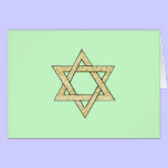 Matzoh Star of David cards