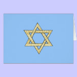 Matzoh Star of David cards