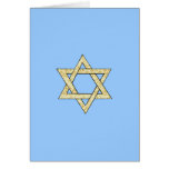 Matzoh Star of David Greeting Card