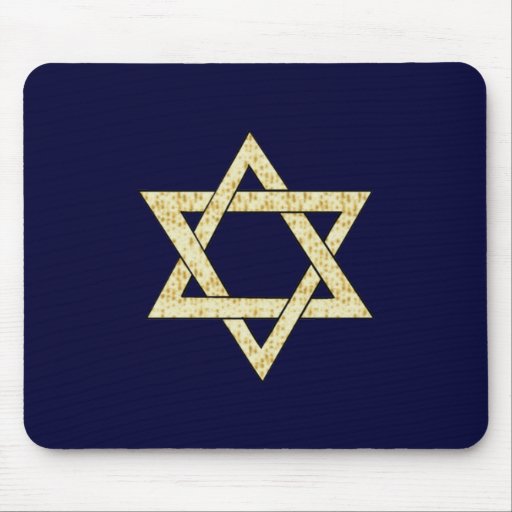 Matzoh Star of David Mouse Pad