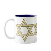 Matzoh Star of David Coffee Mugs