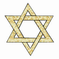 Matzoh Star of David Photo Cut Out