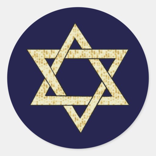 Matzoh Star of David Stickers