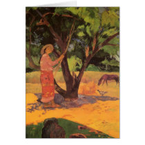 'Mau Taporo' - Paul Gauguin Card
