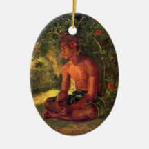 Maua, A Samoan - John LaFarge Christmas Ornament
