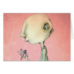 Maud and her dragonfly greeting card