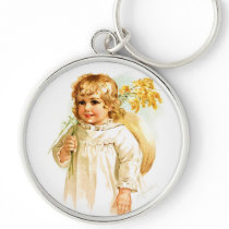 Maud Humphrey: Autumn Girl with Golden Rod Keychains