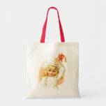 Maud Humphrey: Autumn Girl with Maple Leafs Bag