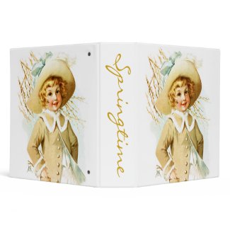 Maud Humphrey: Spring Girl under Willow Catkin
