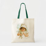 Maud Humphrey: Summer Girl with Water Lily Tote Bag