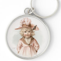Maud Humphrey's Autumn Girl Keychain