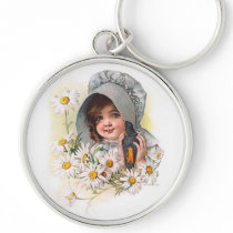 Maud Humphrey's Daisy Girl Key Chain
