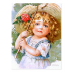 Maud Humphrey's Sweet Little Summer Girl Postcard