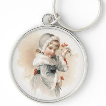Maud Humphrey's Winter Girl Keychains