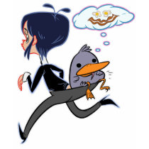 Maude And Dumb Dumb Duck t-shirts by kalifontecchio Maude And Dumb Dumb Duck t-shirts