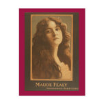 Maude Fealy Vintage Theater Poster Post Card