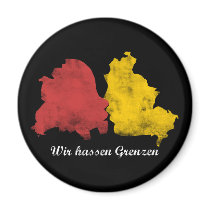 Mauerfall - Wir hassen Grenzen magnets