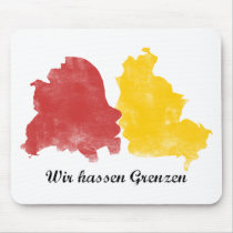 Mauerfall - Wir hassen Grenzen mousepads