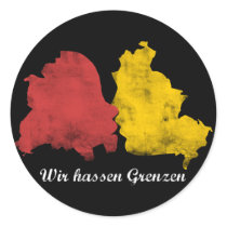 Mauerfall - Wir hassen Grenzen stickers