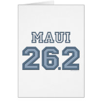 Maui 26.2 Greeting Card cards