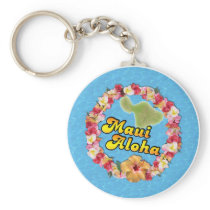 Maui Aloha Key Chains
